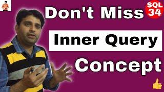 Inner Queries Concept in SQL