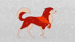 Jenna Balto Dog Walk cycle animation 2D