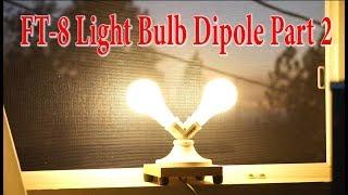 Ham Radio Basics--Part 2 Digital Mode FT-8 With Light Bulb Antenna 750 Miles!