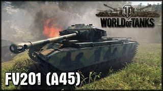 World of Tanks - Live: FV 201 (A45) Premium [ deutsch | gameplay ]