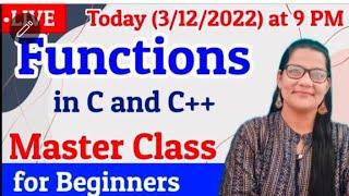 Function In C And C++|Zeenat Hasan Academy