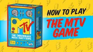 How to play MTV: The Game - The Throwback Music Party Game