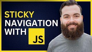 Easy Sticky Navigation After Scrolling | Just HTML CSS and JS