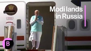 India's Modi Arrives in Russia to Meet Putin