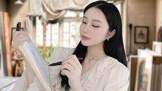 *ASMR* Chinese Artist Draws You Role-Play (Mandarin ENG SUB) | 給你畫一幅優雅的素描RP