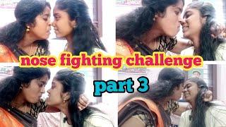 nose pulling challenge /nose fighting challenge new/part-3/nose to nose rubbing challenge /dhanas en