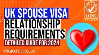 UK Spouse Visa Relationship Requirements [2024 Guide] | What You Should Know