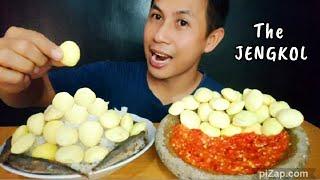 JENGKOL ‼️ ikan Asin Sambal Terasi, Mukbang Indonesia