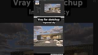 GET FREE V-RAY SKY PRESETS! Vray improved sky can give you some interesting sky results.