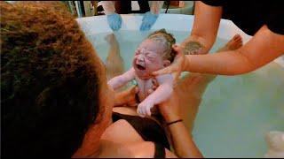 WOWERZ UNMEDICATED WATER BIRTH AT BIRTH CENTER!!!