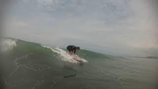 Серфинг в Грузии/Georgian surfing.  Серф кемпинг single fin в Капровани