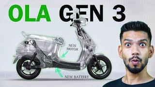 Ola Gen 3 scooter - New motor, battery, cells everything explained 