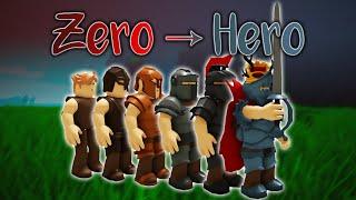 "Zero to Hero" - ARMOR UPGRADE CHALLENGE in ROBLOX SURVIVAL GAME