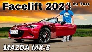 Mazda MX-5 Facelift 2024: Ich zeige Dir, was neu ist! Roadster als 2.0 Homura im Test | Verbrauch