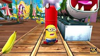 Despicable Me Minions Rush Boxer Minion on Skateboard Hunt at Minion Rush Super Silly Fun Land