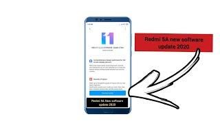 Redmi 5A new Software Update 2020