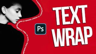 How to Wrap Text Around an Image Photoshop Tutorial