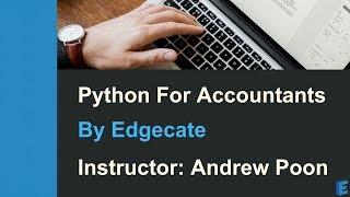 Python For Accountants