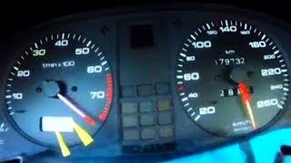 Audi 80 VR6 Turbo Brutal Acceleration 0-300