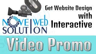 Get Website Design with Interactive Video Promo | Novel Web Solution