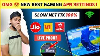 OMG  Best Gaming APN Setting to Get 100Mb Net Speed | Best APN For Jio 4G High Speed