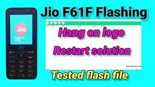 How can I flash Jio F61F? Hang on logo/restart solution.