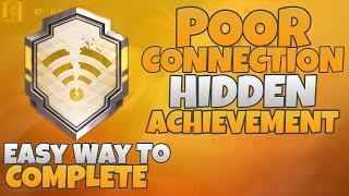 Poor Connection New Hidden Achievement | Trick To Complete Poor Connection | PUBGM