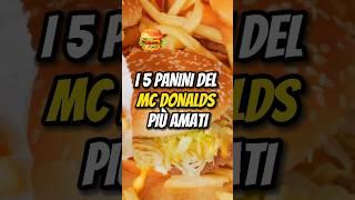 I 5 PANINI DEL MCDONALD PIÙ AMATI