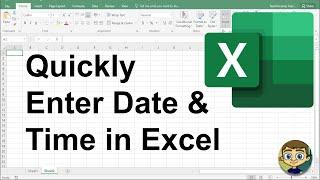Quickly Enter Current Date and Time in Excel