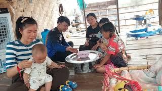 น้องหลีดกับแฟนมากินข้าวที่เถียงนาบ่าวดาวครั้งแรกเตรียมตัวไปงานบุญ