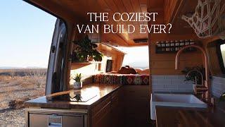 VAN TOUR | Solo Female Van Life | The Ultimate Cozy Build for Full Time Living