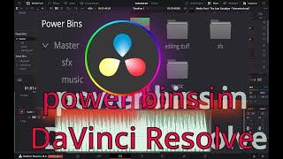 TUTORIAL: how to create power bins in davinci resolve 18.6