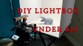 DIY LIGHTBOX FOR PRODUCT PHOTOGRAPHY FOR UNDER $20