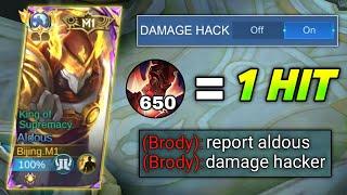 GLOBAL ALDOUS 1 SKILL = 1 KILL THEY THINK I'M USING CHEAT! ALDOUS BEST BUILD