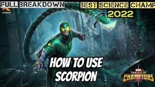 How to Use Scorpion Effectively |Full Breakdown| - Marvel Contest of Champions