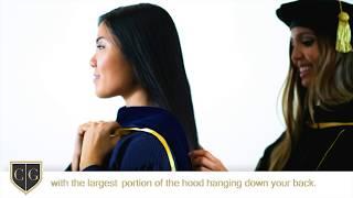 Putting On Your Doctoral Hood | CAPGOWN