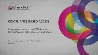 Check Point VPN Client SAML Authentication - Overview