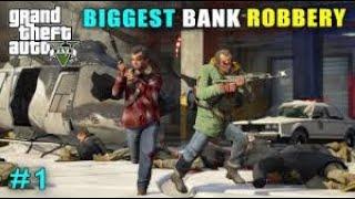 biggest bank robbery in gta 5 @techsri