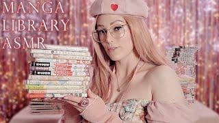 (ASMR) Cozy Manga Library Roleplay Unpacking NEW Manga ~ soft speaking, keyboard typing, tapping 