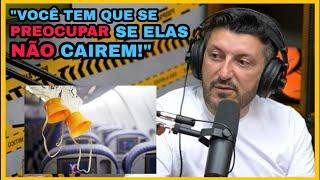 PORQUE QUE AS MÁSCARAS CAEM DURANTE O VOO? - Cortes de Podcast | Podecut