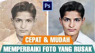 Cara Restorasi Foto Lama yang Rusak Dengan Adobe Photoshop