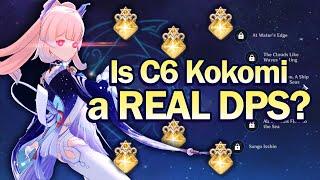 KOKOMI C1 - C6 Constellations Review: Damage & Healing Analysis | Genshin Impact 2.1