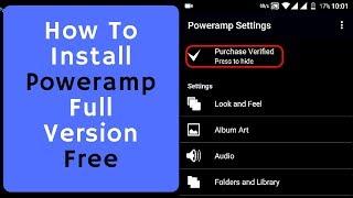 How To Install Poweramp Music Player Full Version For Free | Root