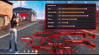 Free Fire Headshot setting 2024  Best Sensitivity Settings ️| Sensitivity + Hud Settings Free Fire