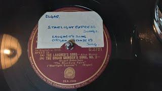 Laughters Song Sung By Alice Moxon - Organ Grinders Song No 2 Sung By Stuart Robertson  Rare 78 Rpm