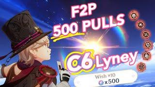 Genshin Impact: F2P 500 PULLS for C6 LYNEY! INSANITYIs it possible?!