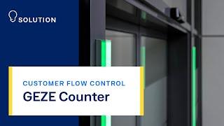 GEZE Counter | Customer Flow Control | English