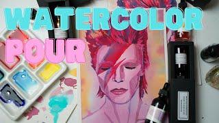 Watercolor Pouring - How To Tackle This Crazy Watercolor Technique