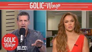 Ronda Rousey talks WWE debut, Wrestlemania 34 and more | Golic & Wingo | ESPN