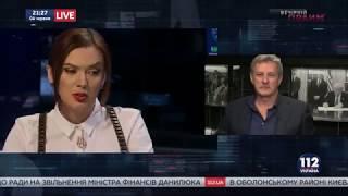 Андрей Пальчевский и Юрий Левченко на канале 112-Украина, 06 06 2018г